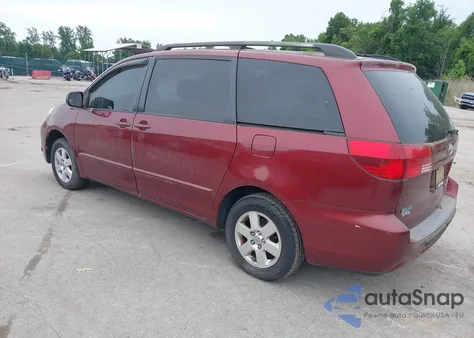 2005 Toyota Sienna Ce/Le из США, поврежденный, VIN 5TDZA23C25S360607